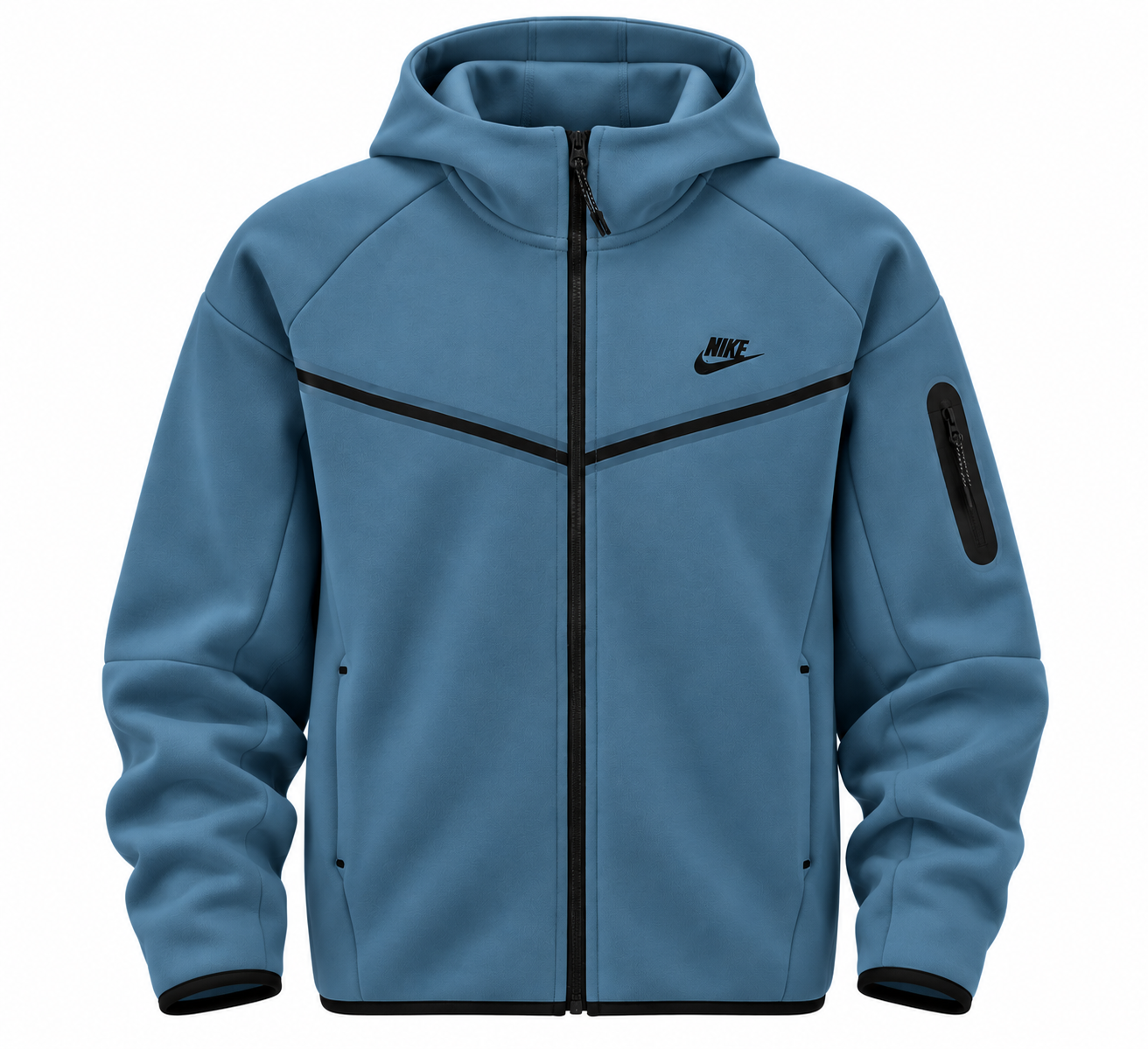 Muted Blue Nike Tech-Fleece Hoodie NIKE TECH BLUE - Image 1