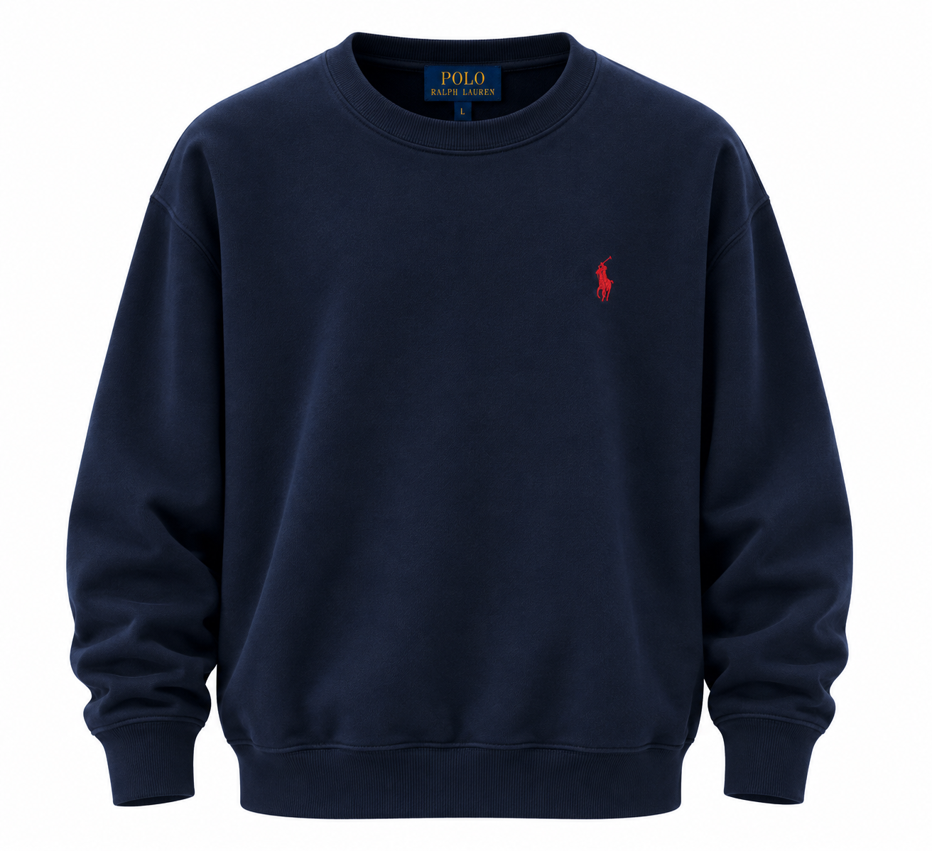 Navy Polo Ralph Lauren Sweatshirt Navy Polo Ralph Lauren Sweatshirt - Image 1