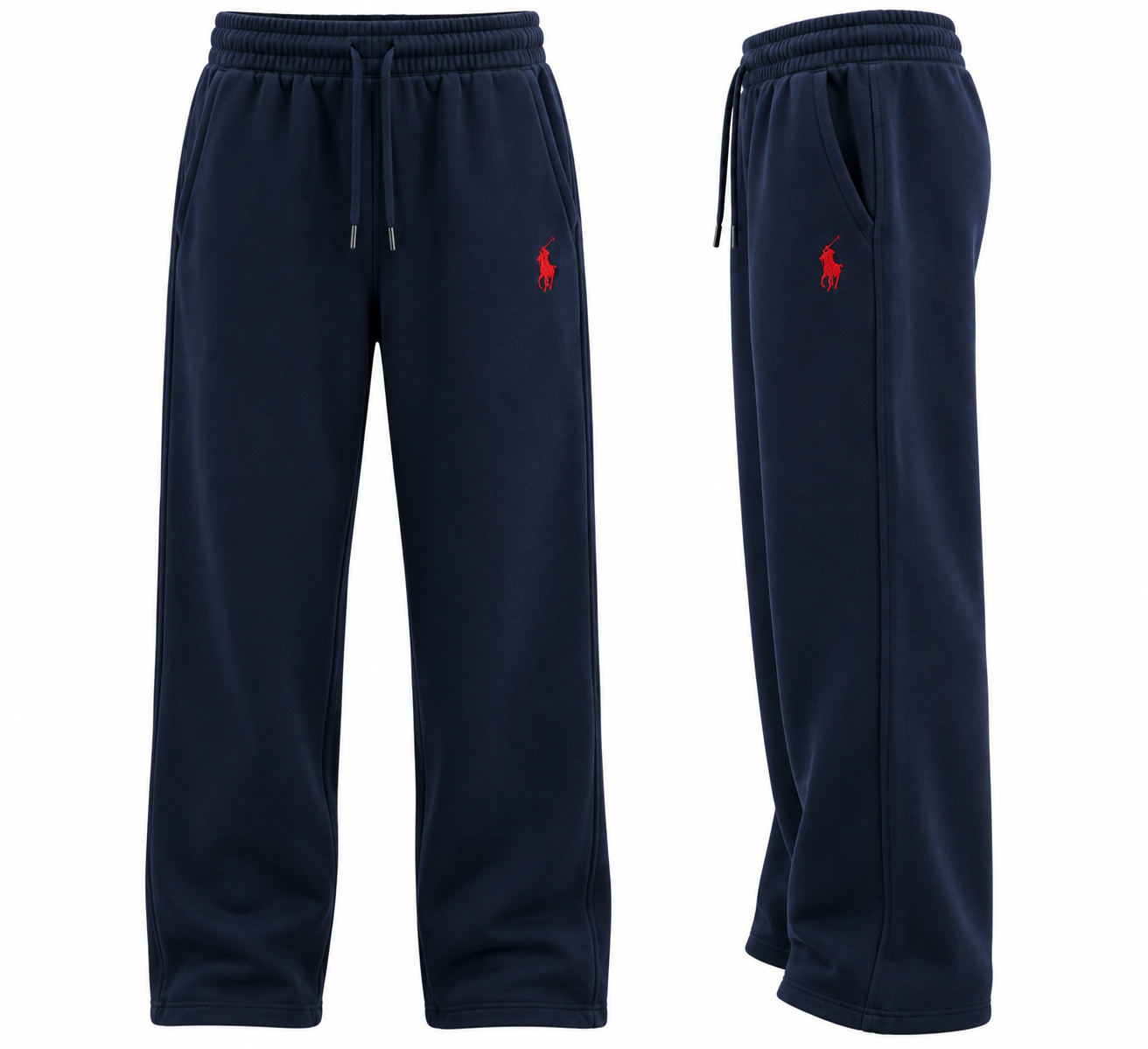 Navy Sweatpants Dual-View Catalog Shot polo pant - Image 1